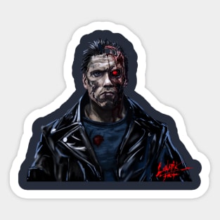 T-800 transparent design Sticker